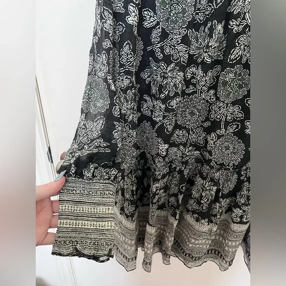 Veronica Beard Silk Long Sleeve Mini Dress - Picture 3 of 6